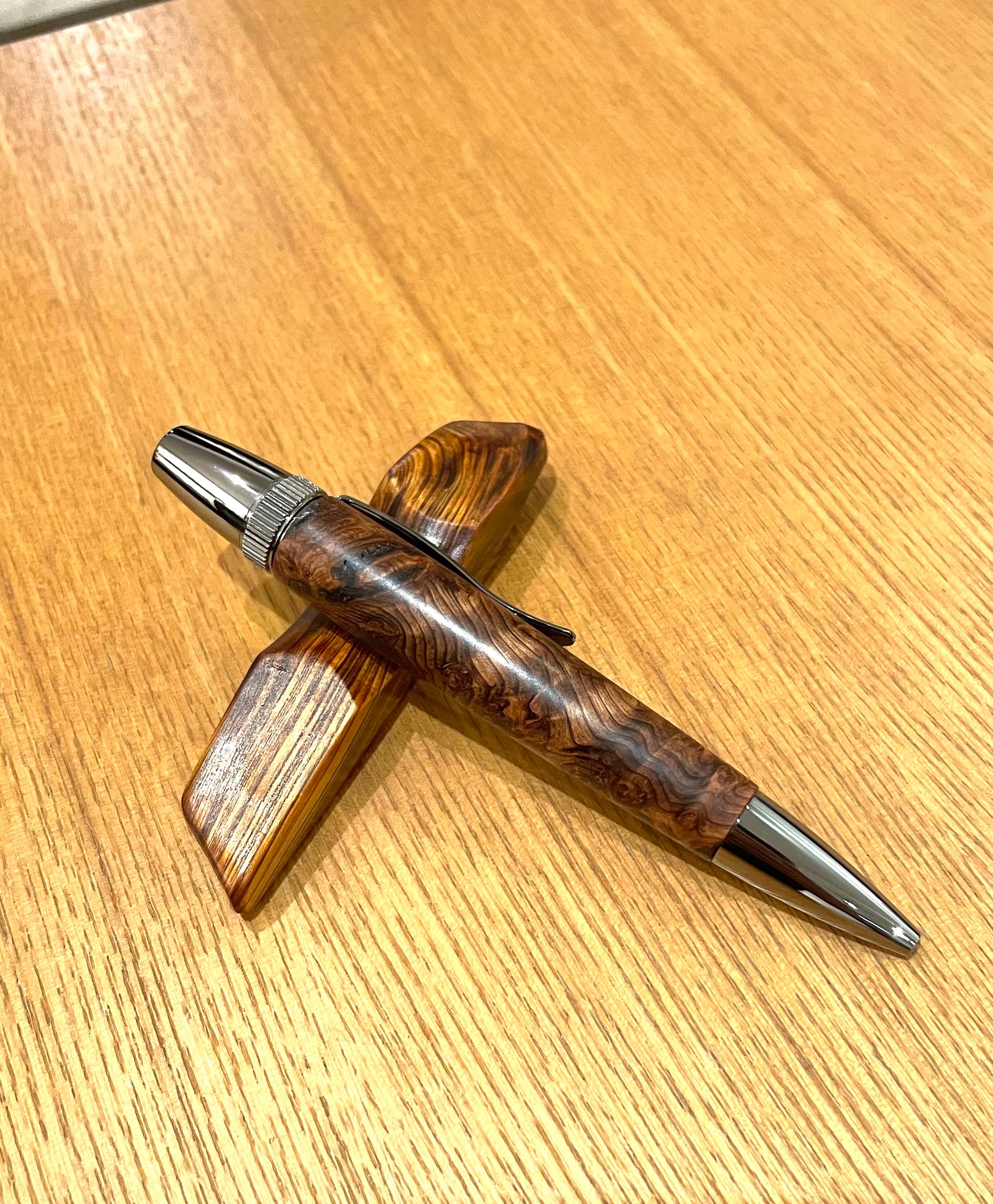 屋久杉泡こぶボールペンショートサイズ10 | 木の雑貨店/RED LINE