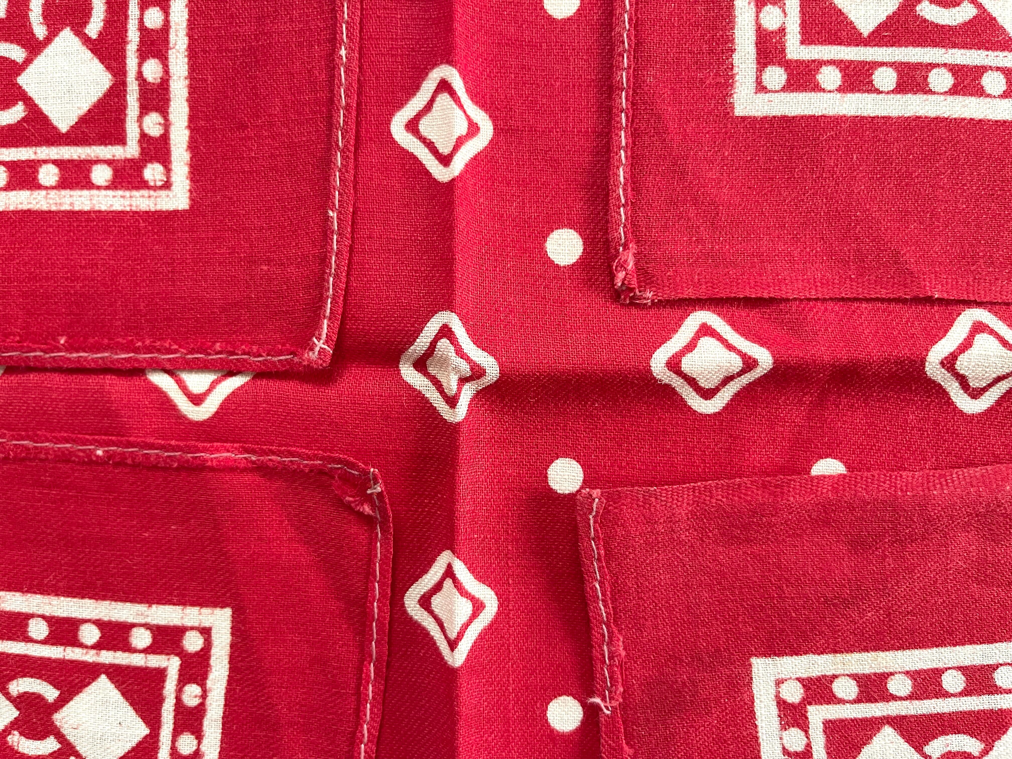 Special】⑧⓪⑥70s USA製 バンダナ WAMCRAFT アイアン