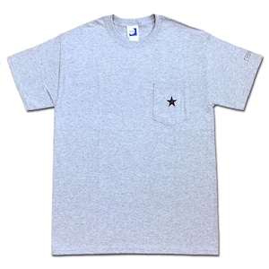 utopia STAR POCKET TEE グレー ポケットT Tシャツ カットソー クルー 半袖 UTP-P-001