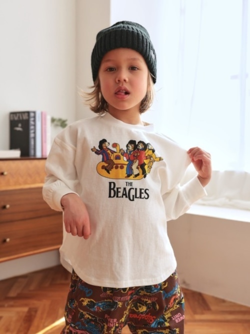 【予約】O&G THE ROCK’IN BEAGLEﾌﾟﾘﾝﾄTｼｬﾂ 80~140