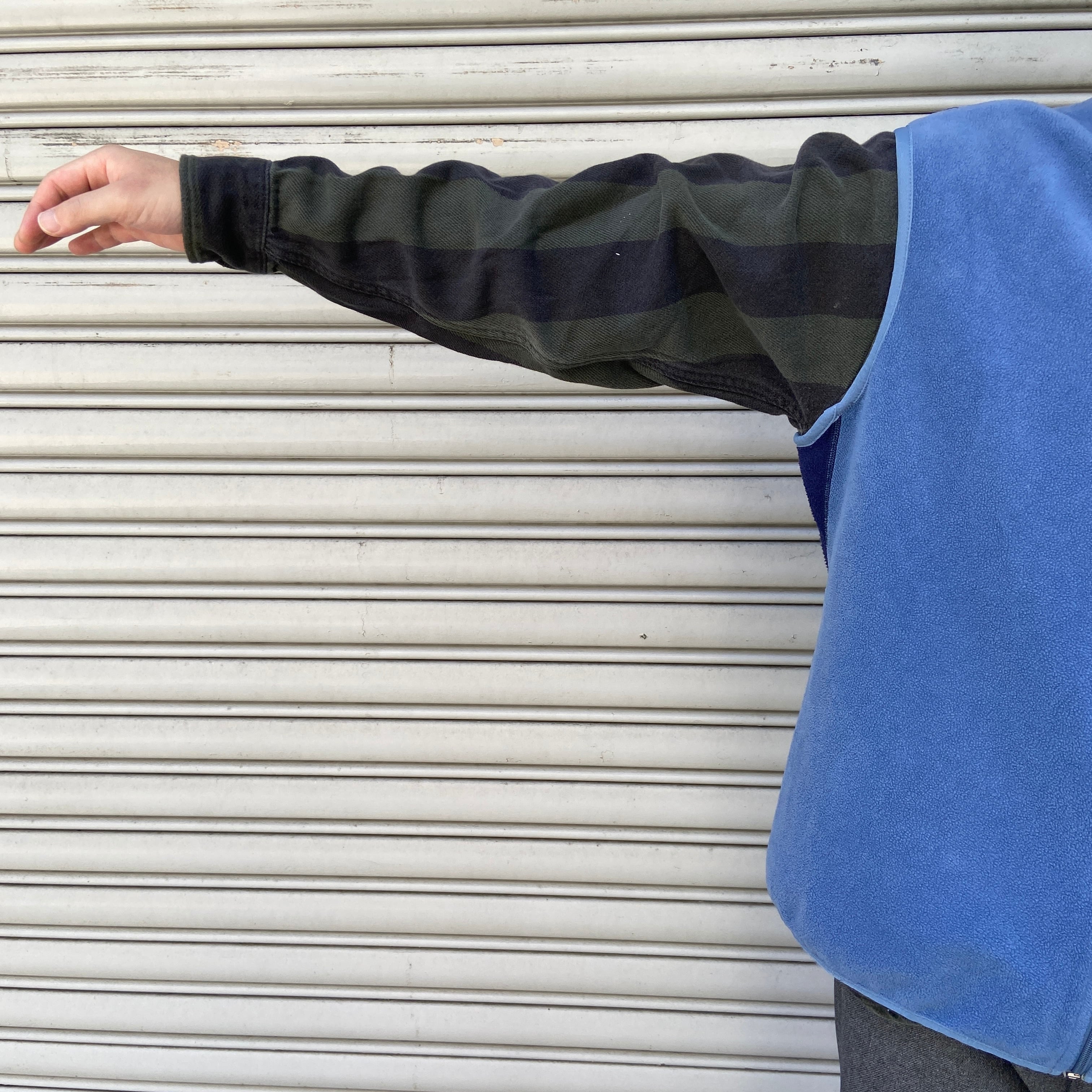 patagonia USA製 パタゴニア フライヤーフリースベスト 青系 L patagonia USA製 パタゴニア フライヤーフリースベスト 青系 L