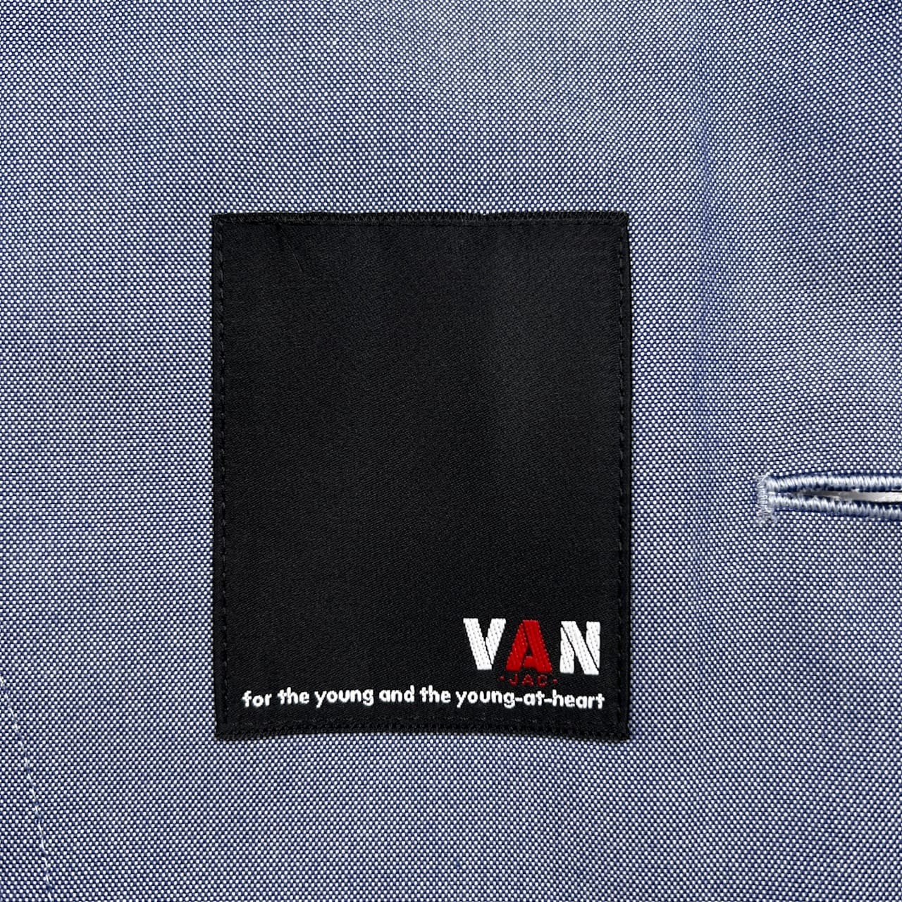 VAN JAC ヴァンヂャケット 段返り3B テーラードジャケット ブレザー サイズ M /サックスブルー