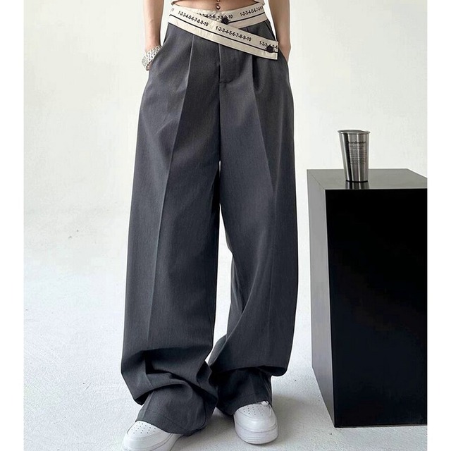 スーツスタイルロングパンツ B0061