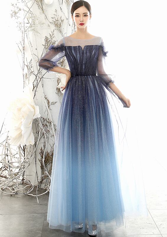 パーティードレス ロング丈ワンピース 女子会 二次会 お呼ばれドレス 発表会 お呼ばれ 大きいサイズ Xs S M L Ll 3l 星空ドレス 魅力的 気質よい 着痩せ Elegant