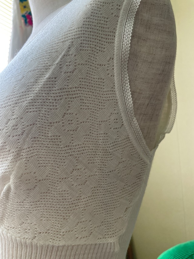 70s-80s EURO VINTAGE  Albertina Rib Top