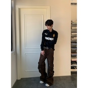 VINTAGE ストリート RIDERポロロングTシャツ T2217
