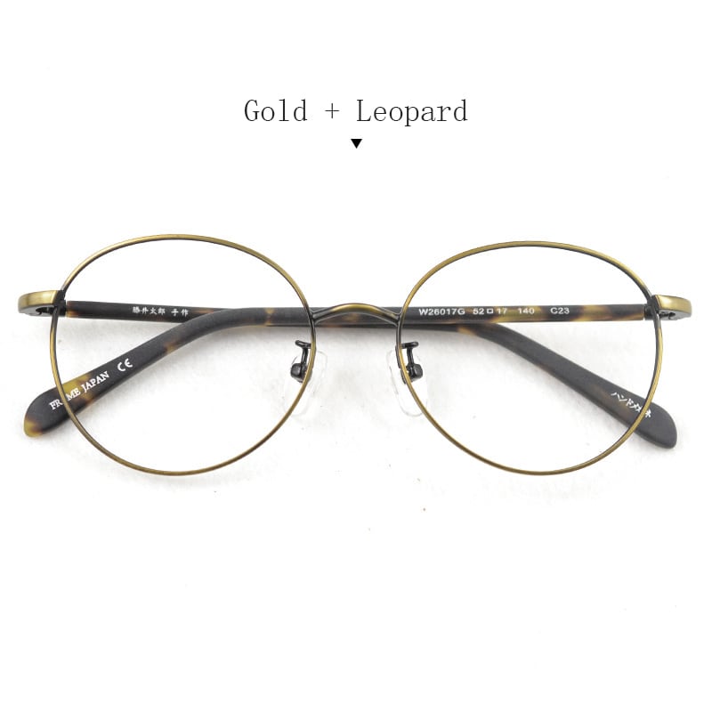 Metal Frame Slightly Oval Glasses -round- / メタル フレーム