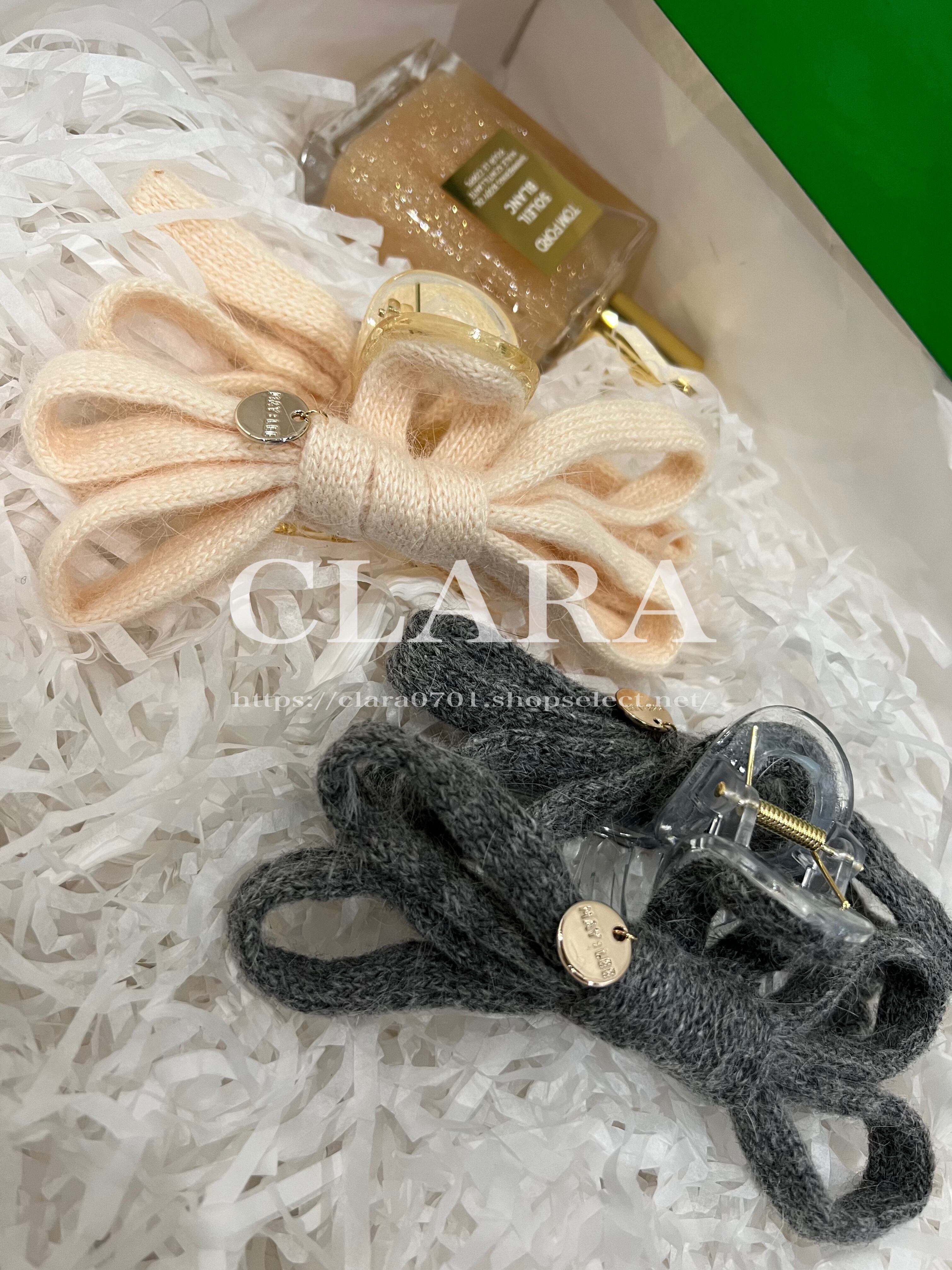 wool air barrettes《 即日発送 》