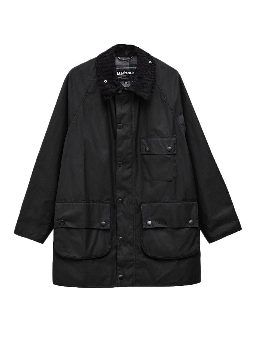 BARBOUR (バブアー) - OS SOLWAY WAX JACKET (オーバーサイズソルウェイワックスジャケット) MWX2498 BLACK