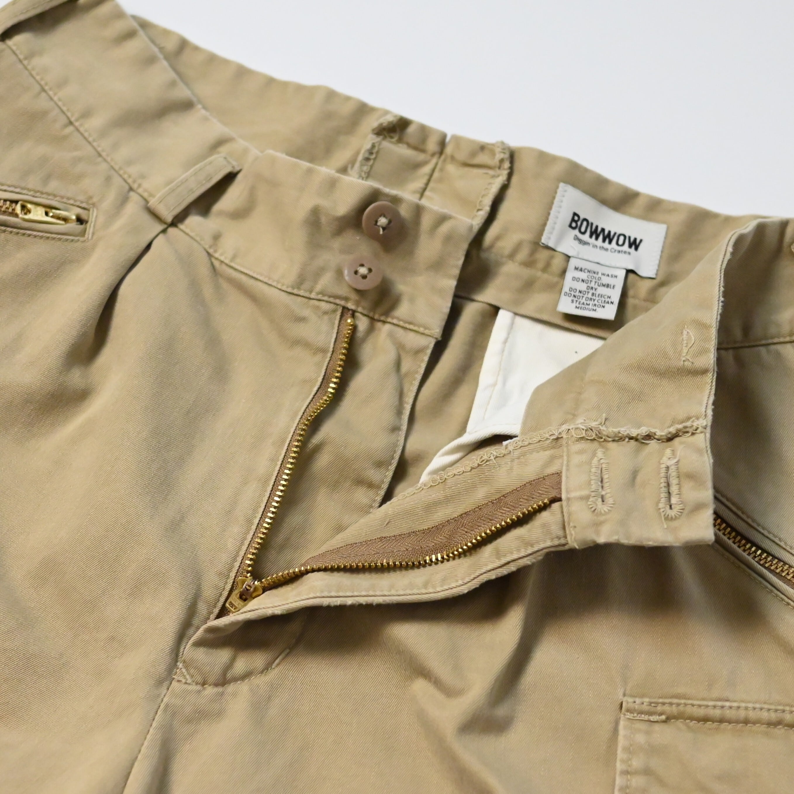 BOWWOW / US ARMY MOUNTAIN TROOPER SHORTS AGED | GANKO