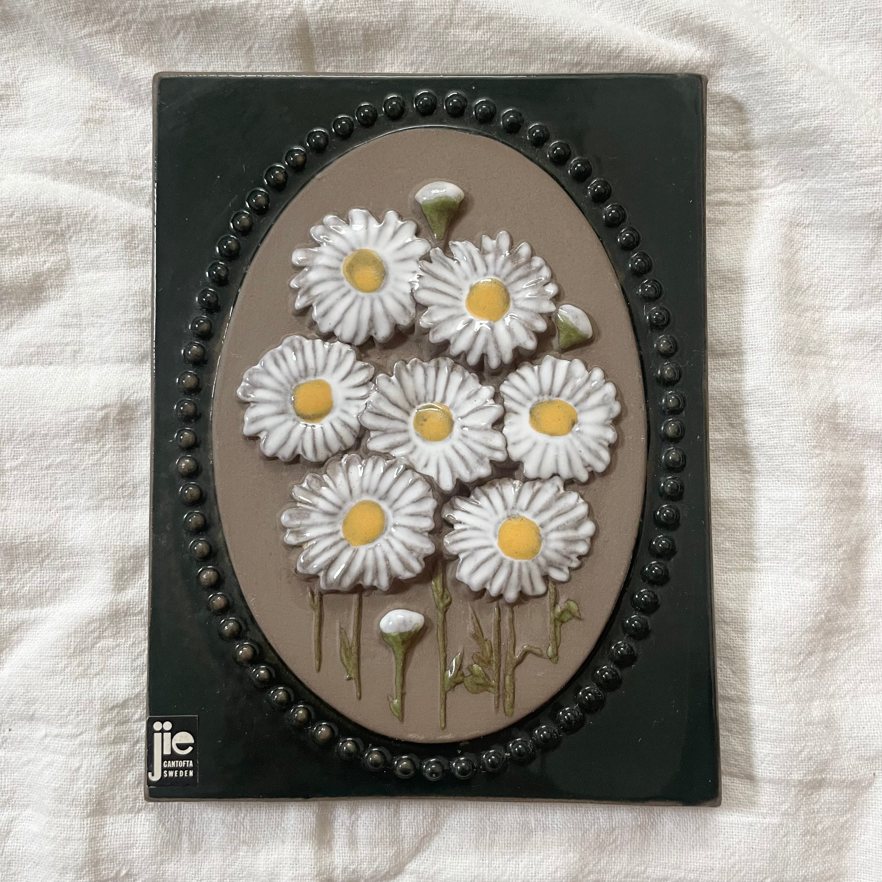 マーガレットの陶板