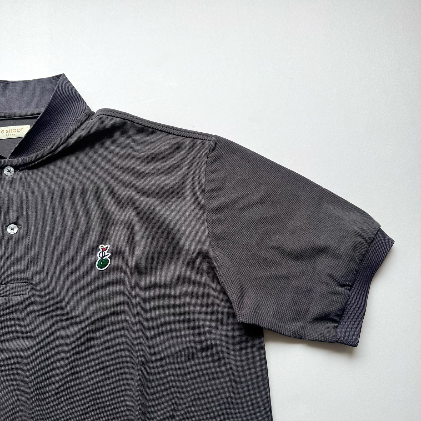 DRY HENRY NECK SHIRT -CHARCOAL- | 8G SHOOT WEBSTORE