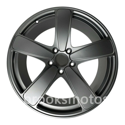 21インチ 5 スポーク クラスICAL STYLE ホイールセット ポルシェ マカン S グレー FULL -BRN-1174★