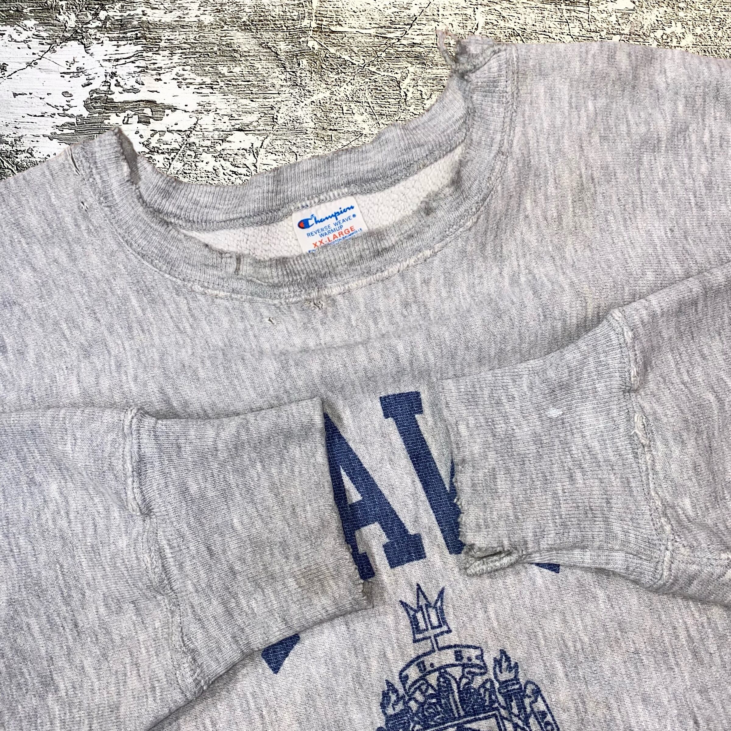 レアサイズ XXL 80s Champion US NAVY 染み込み リバース レアサイズ XXL 80s Champion US NAVY 染み込み リバース