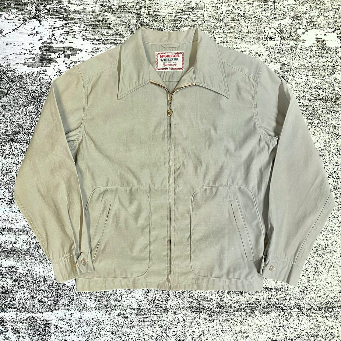レアカラー 60s McGREGOR Drizzler ドリズラージャケット カーキ 42  