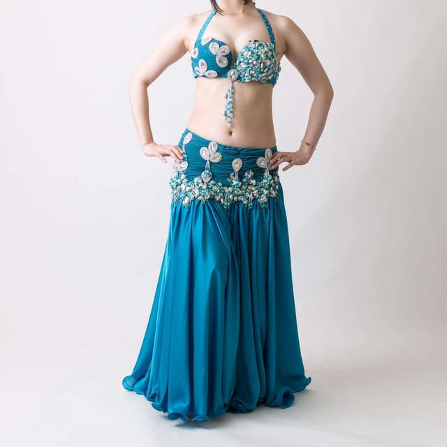 エジプト製衣装 ブルー　MI0012