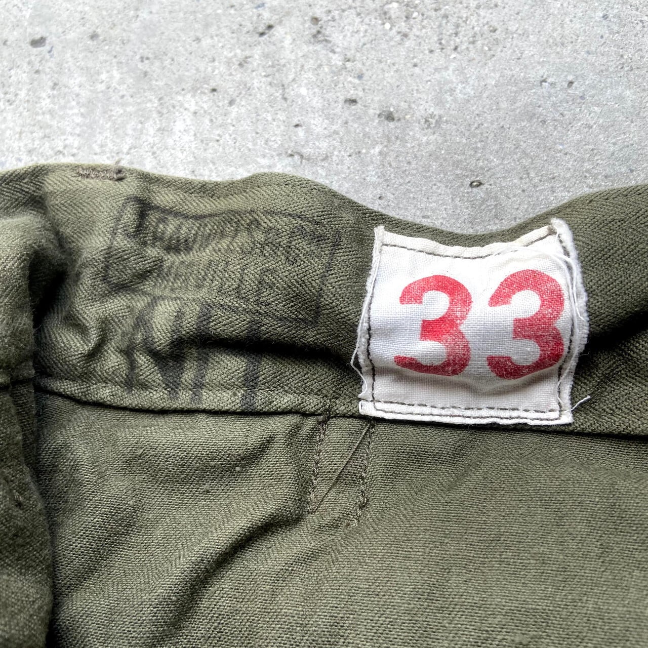 グッドコンディション 60年代 フランス軍 パラシュートパンツ メンズ