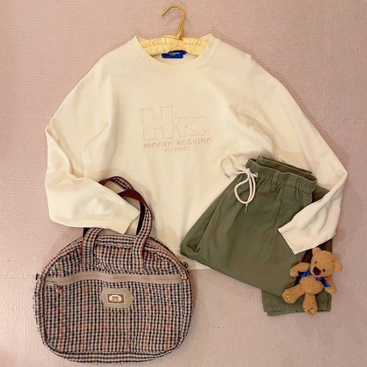 KOSHINO HIROKO / ivory cotton sweat
