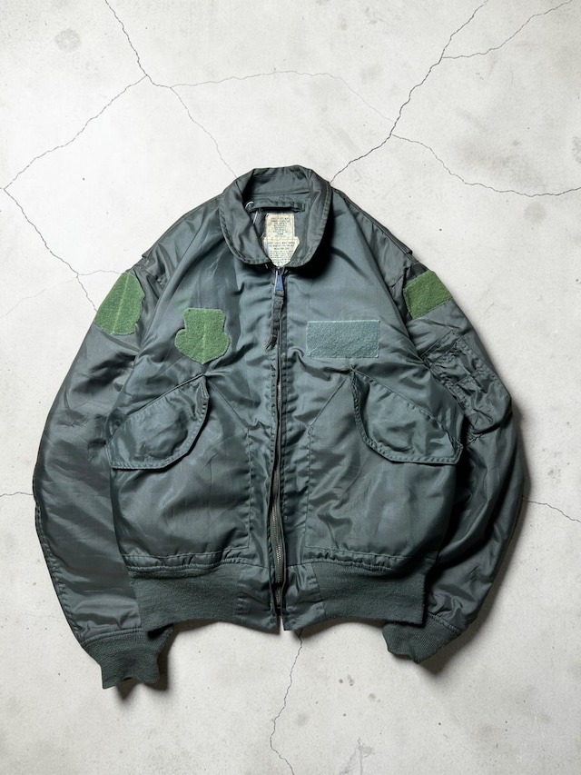 ［80s］US Military CWU-36/P Summer Flight Jacket - Fire Resistant / Sage Green / Medium