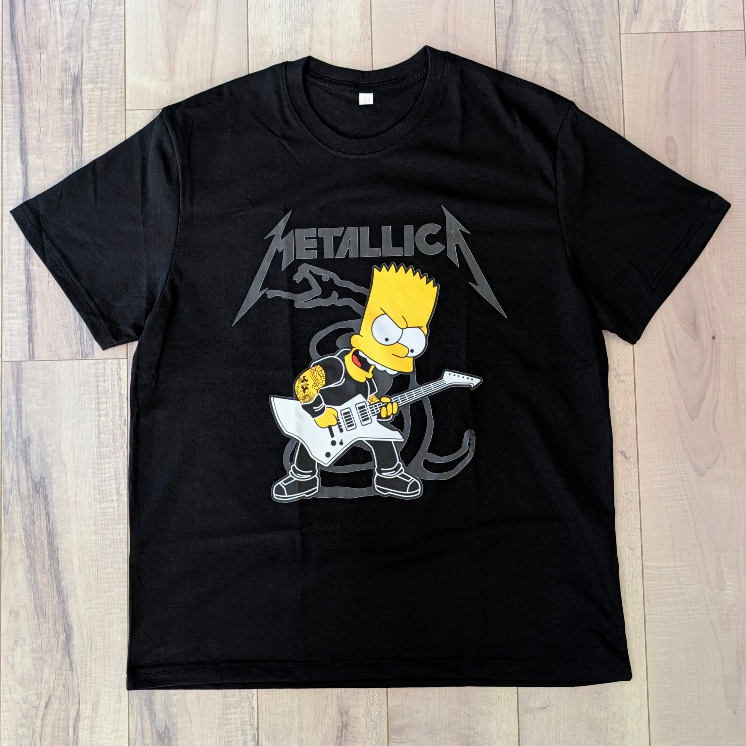 【 The Simpsons（ ザ・シンプソンズ ）】Bart Simpson × METALLICA / Tシャツ / バート / メタリカ〚アメリカン雑貨 アメトイ〛