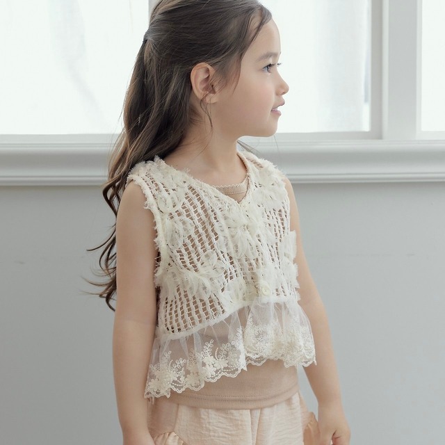 予約 : Pure Lace Vest〔Roa〕