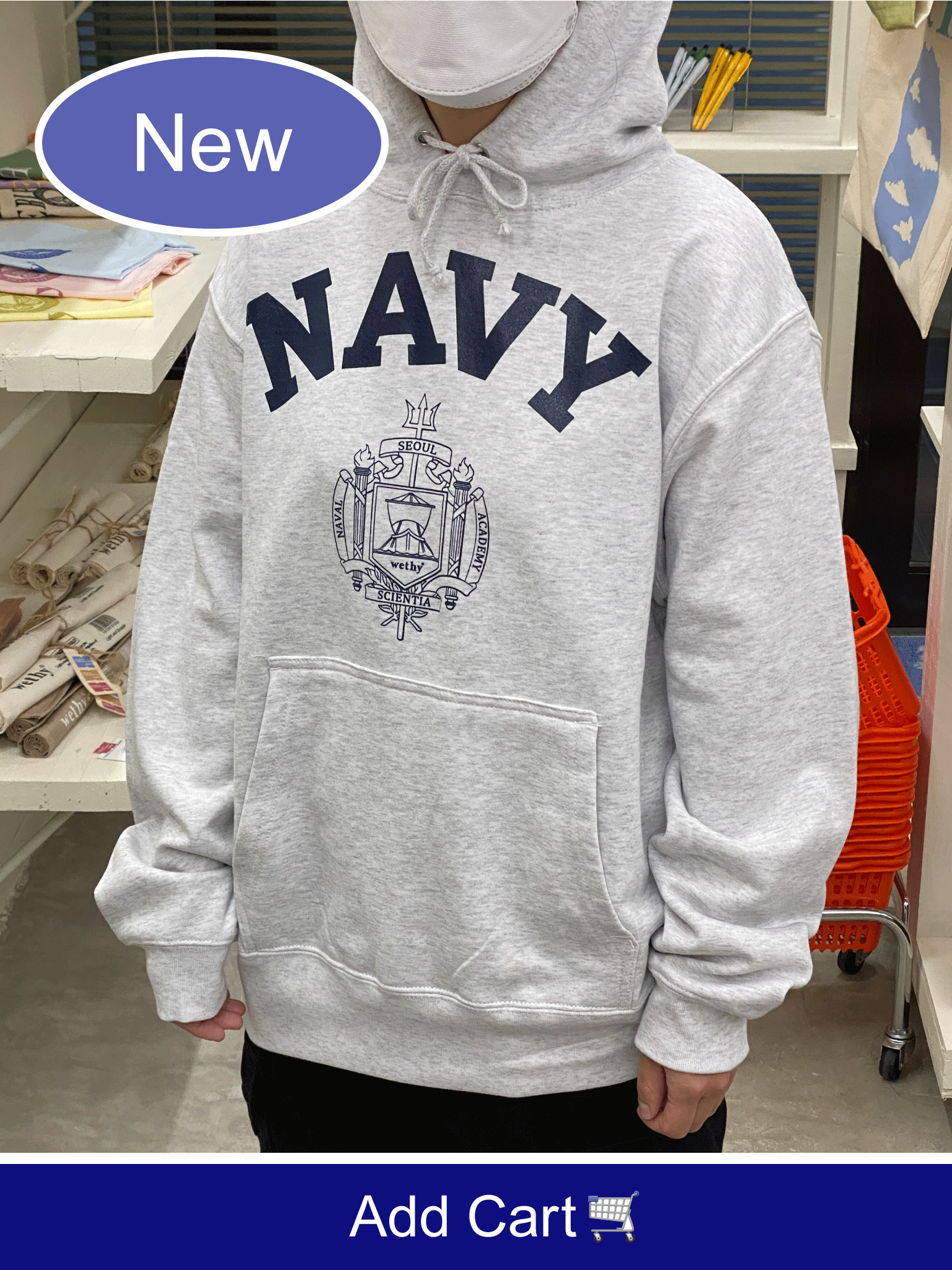 NAVYパーカー