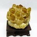 シトリン クラスター シトリンクォーツ 原石 台座付属 一点物 182-8451