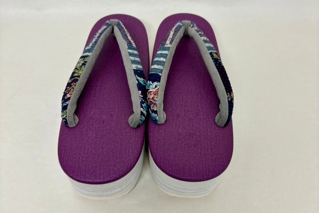 ミエコミンツオリジナル鼻緒　カレンブロッソ Lサイズ   パープル