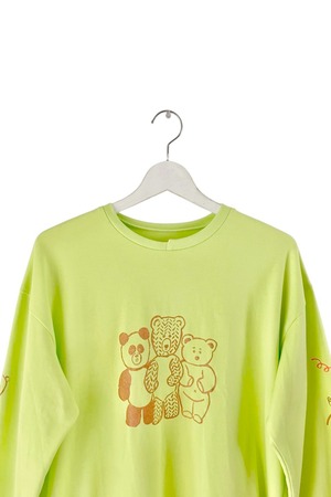 【 CYILABO × frankygrow 】ロンTEE / GREEN - KIDS size. L