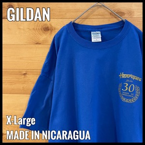 【GILDAN】企業系 造船所 Tシャツ ワンポイントロゴ XL ビッグサイズ US古着 アメリカ古着