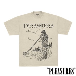 【PLEASURES/プレジャーズ】PIPE T-SHIRT Tシャツ / SAND / FA25-13613