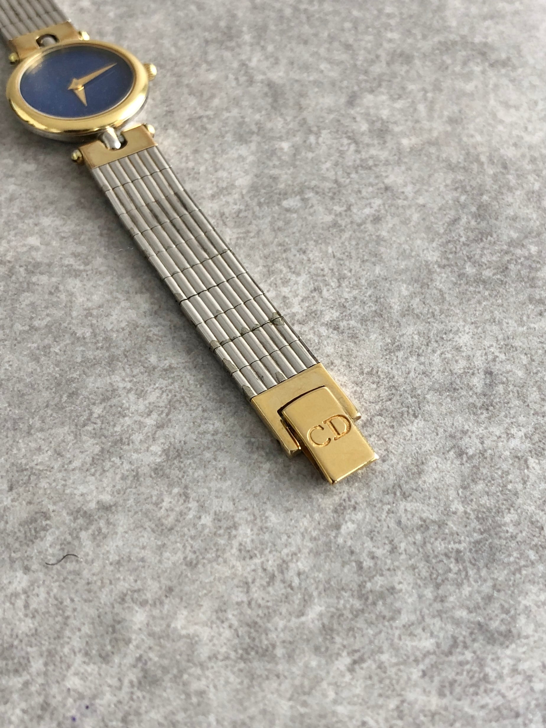 Christian Dior クリスチャン ディオール 腕時計 シルバー ロゴ
