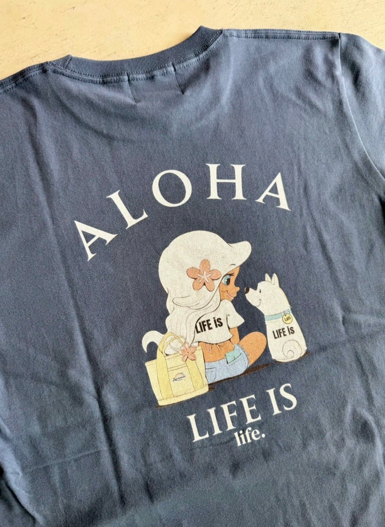LIFE is × mapuaコラボ Lani 半袖Tシャツ ¥6,800+tax