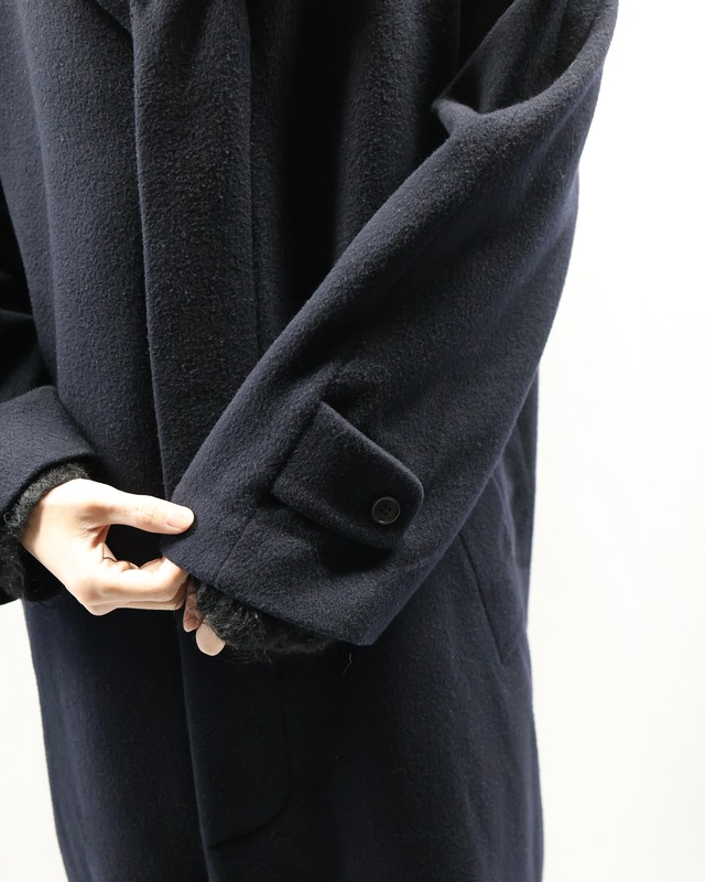 fly front wool coat