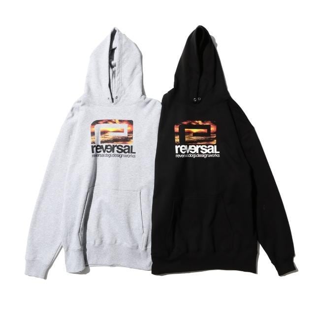 REVERSAL SUNSET BIG MARK HOODY / リバーサル パーカー / rv22ss204