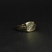 Vintage Signet Ring [1960s- Made in ENGLAND] [375 9ct Gold] Art Deco Design