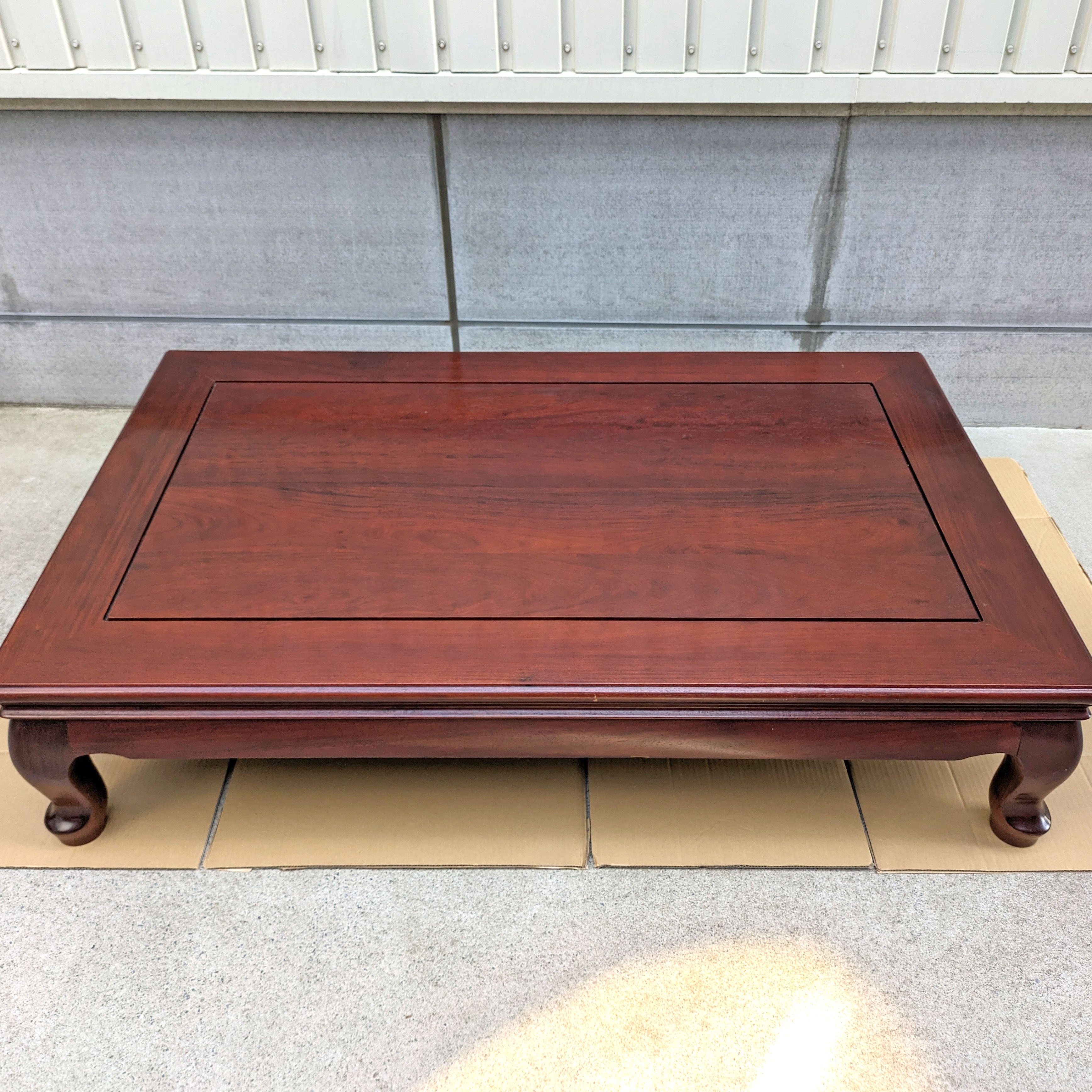 天然木座卓・大型テーブル・花梨・大塚家具・No.230801-19 天然木座卓・大型テーブル・花梨・大塚家具・No.230801-19