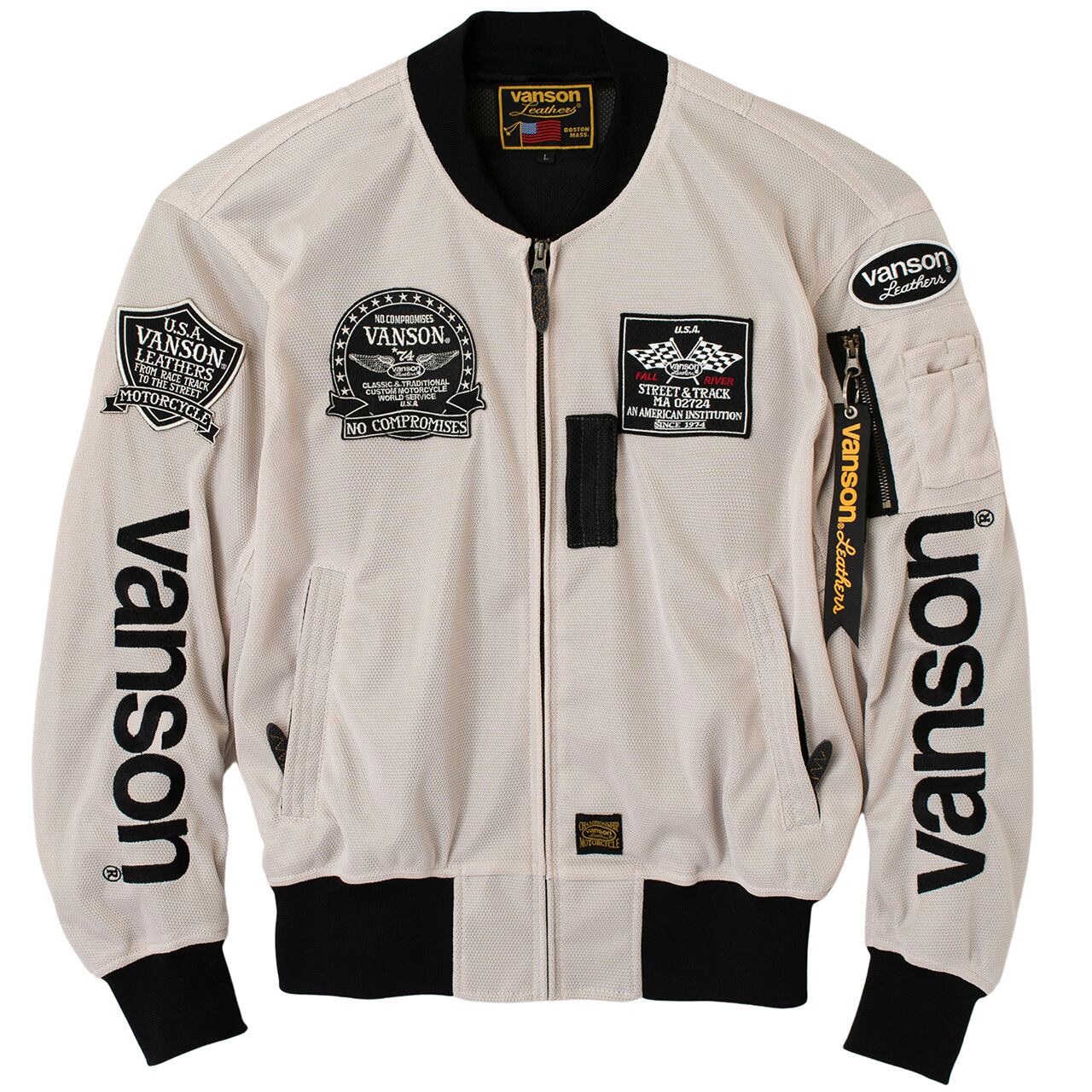 TVS2402S メッシュMA-1ジャケット | vansonleathers 