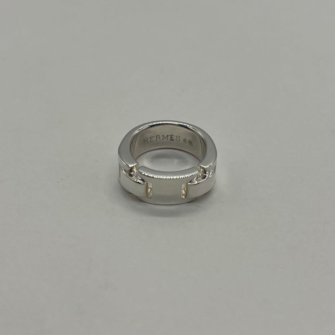 エルメス HERMES ヘラクレス ルナパーク リング 48 8号 SV925