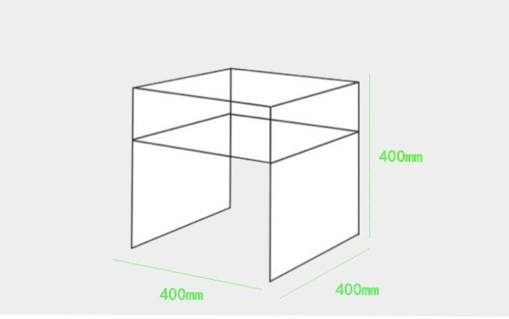 acryl clear side table | The Blue Planet
