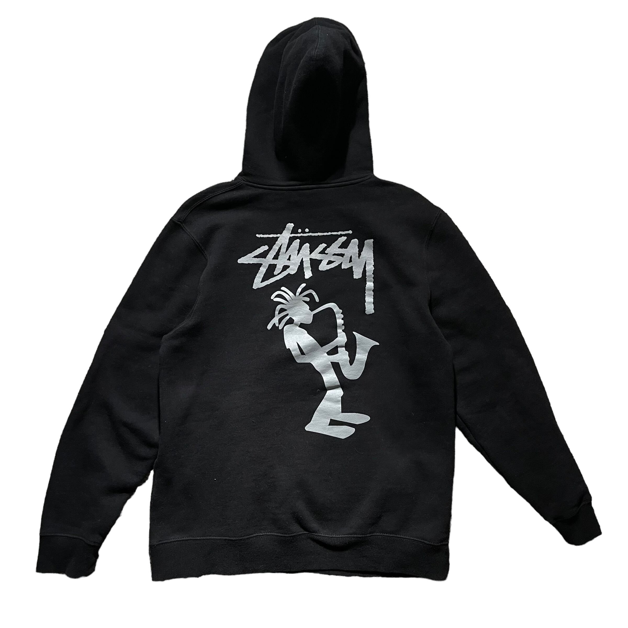 STUSSY ステューシー 肉厚パーカー ブラック |