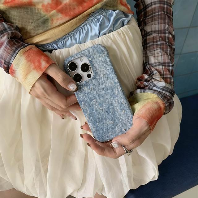 DTplスパークルデニムiPhoneケース