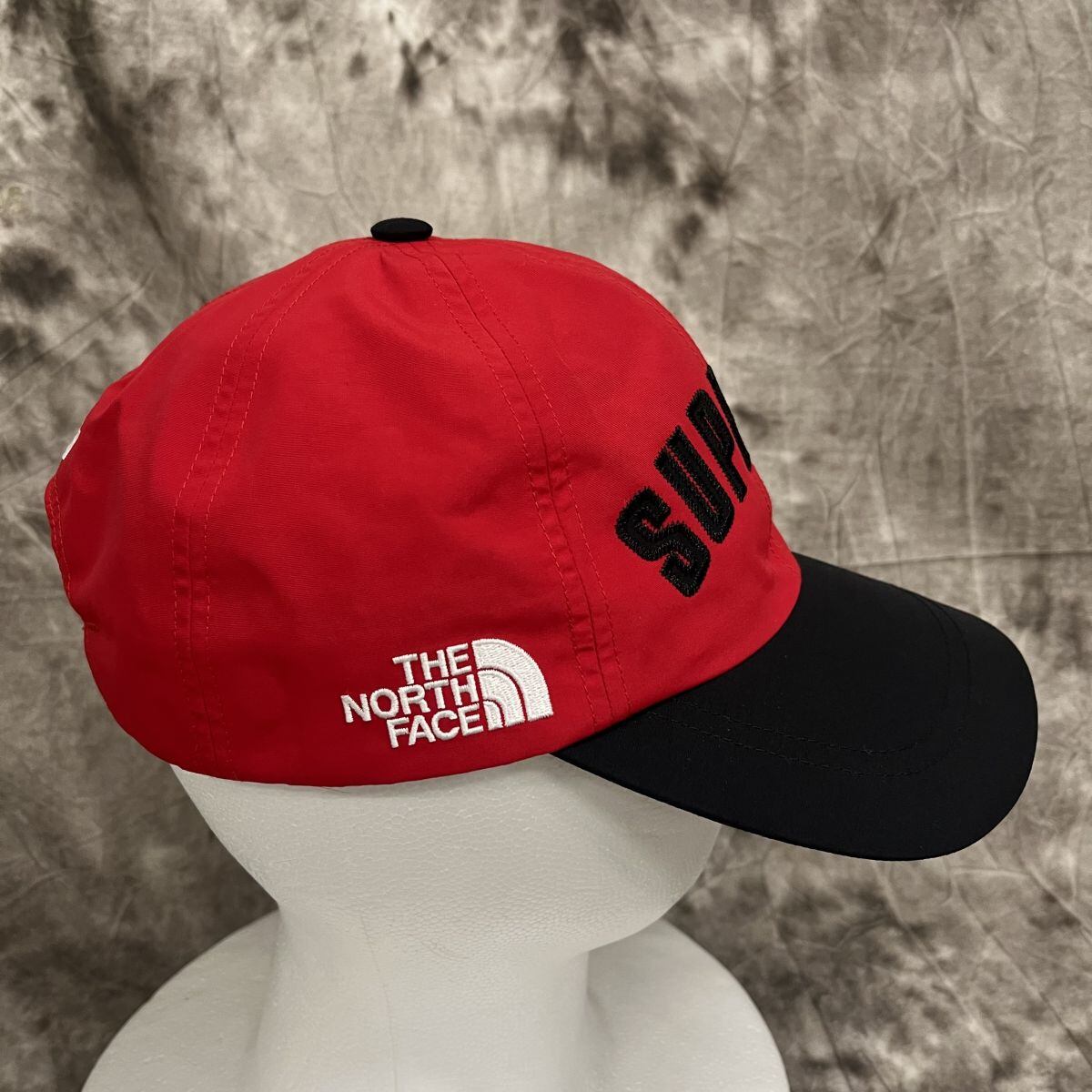 Supreme×THE NORTH FACE/シュプリーム×ノースフェイス【19SS】Arc Logo 6-Panel/アーチロゴ 6パネル キャップ  レッド NN01905I