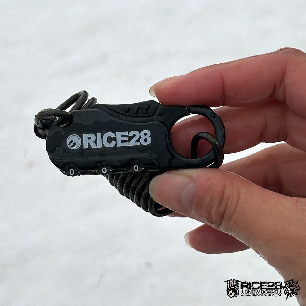 盗難防止アイテム】RICE28 cable lock | calop