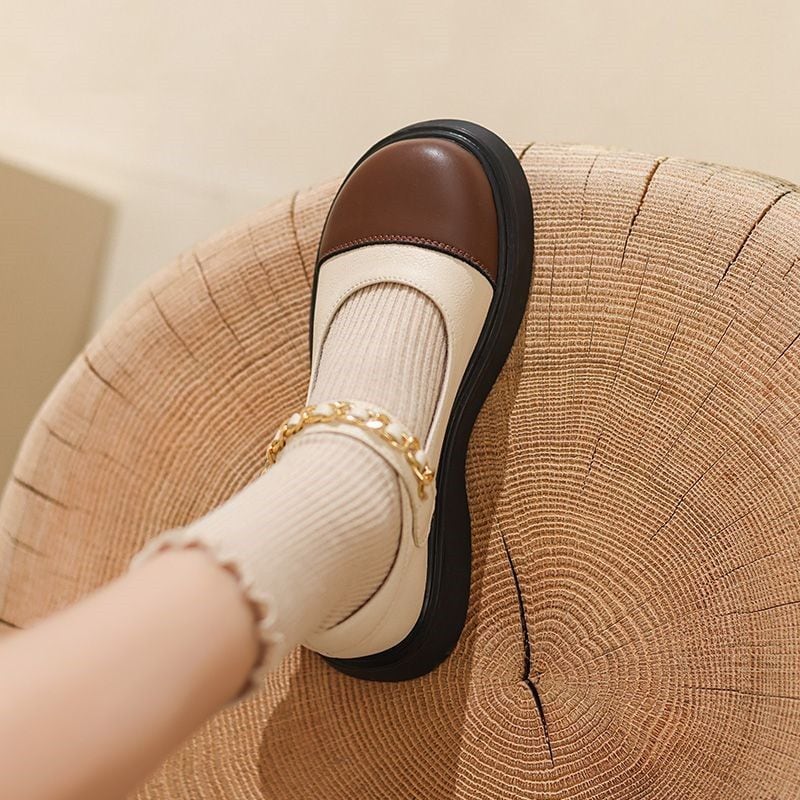 20.5cm〜 メリージェーンスモールレザーシューズ