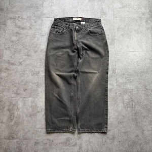 【W32 L27】00s usa levi's ブラック 550