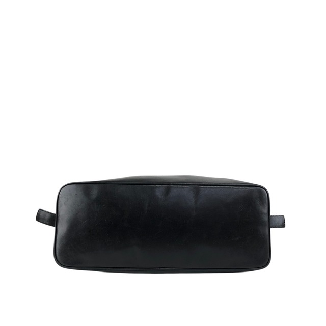 CELINE セリーヌ ハンドバッグ ブラック トリオンフ レザー プレートロゴ vintage ヴィンテージ オールド 5y5pjn