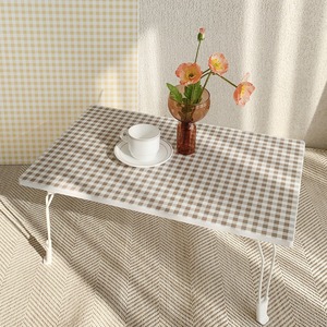 gingham check folding table 2colors / ギンガムチェック 折り畳み式 テーブル 韓国