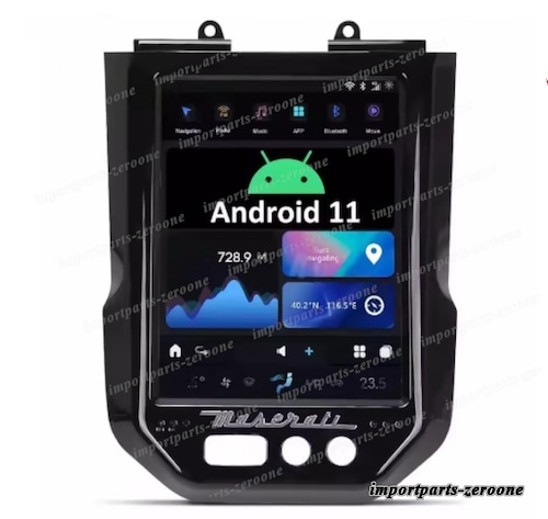 10.5インチ マセラティ グランツーリスモ GT 2007-2017 テスラスタイルアンドロイドナビ アンドロイド13 4G 64G -AUC-1028