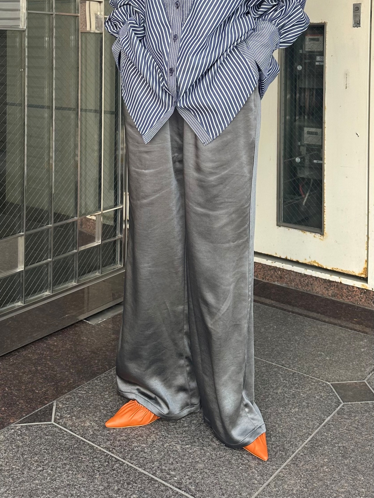 【original】Otona Satin  Pants(charcoal)
